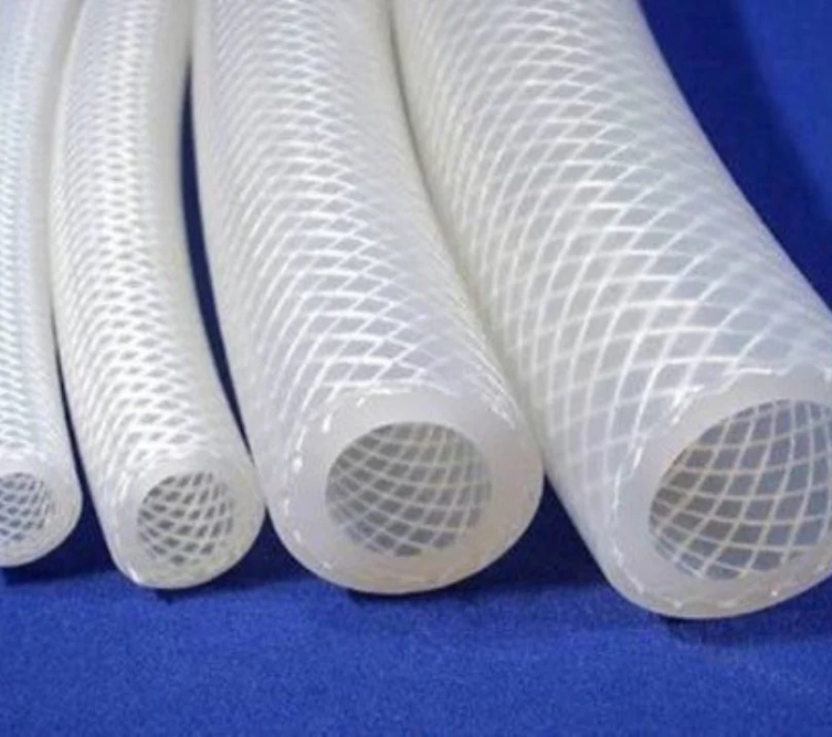 Silicone Platinum Cured Hose With Polyester Braiding